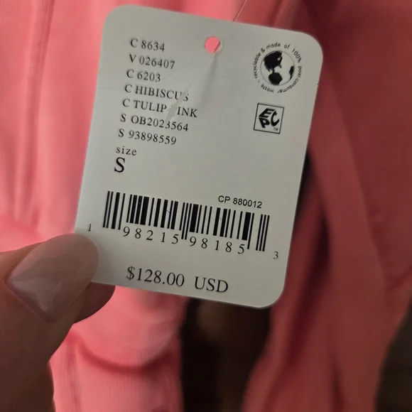 NWT Free People FP Movement Intercept Romper in Hibiscus / Tulip Pink Size Small - Picture 7 of 10